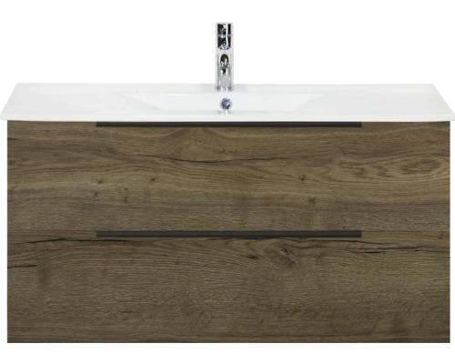 Skrinka pod umývadlo s dvoma zásuvkami a umývadlom