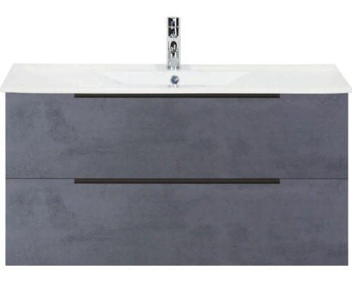 Umývadlo s dvomi zásuvkami a vodovodnou batériou