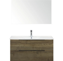 Umývadlo so skrinkou a zrkadlom do kúpeľne