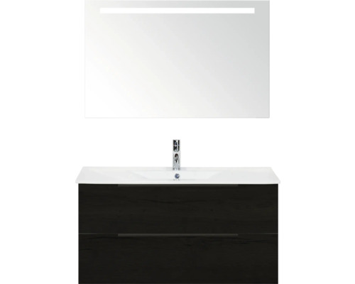 Umývadlová zostava so zrkadlom a spodnou skrinkou