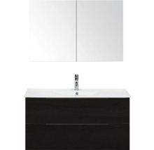 Kúpeľňová zostava so zrkadlovou skrinkou a umývadlom