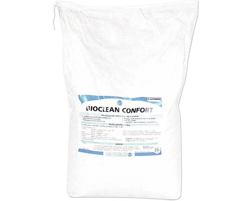 Čistiaci prostriedok Bioclean Confort v balení s hmotnosťou 25 kilogramov
