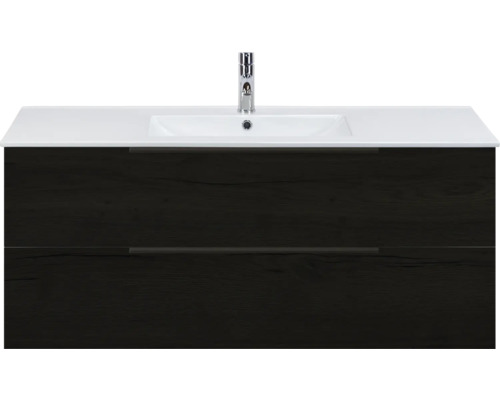 Skrinka pod umývadlo s umývadlom a dvoma zásuvkami