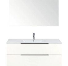 Umývadlo so zrkadlom, umývadlom a skrinkou pod umývadlo do kúpeľne