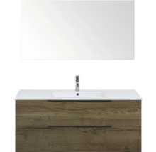 Skrinka pod umývadlo s umývadlom a zrkadlom do kúpeľne