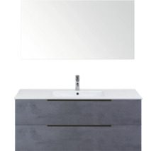 Skrinka pod umývadlo s umývadlom, batériou a zrkadlom do kúpeľne