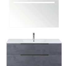 Umývadlo so zrkadlom a spodnou skrinkou do kúpeľne