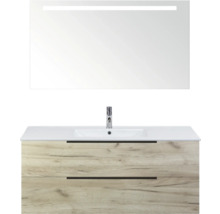 Kombinácia umývadla so zrkadlom a LED osvetlením