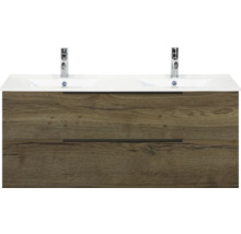 Skrinka pod umývadlo s dvomi zásuvkami a dvomi batériami