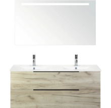 Kúpeľňový nábytkový set s umývadlom, spodnou skrinkou a zrkadlom