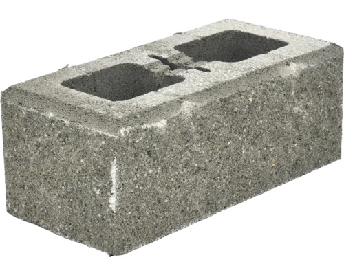Betónový plot Alfa Block 40x20x15 cm HX 5/20/3BFL prírodný Sivá betónová tvárnica