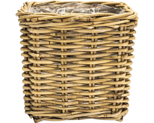 Kvetináč z vŕby s plastovou vložkou