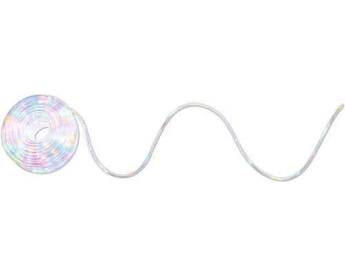 Svetelná reťaz Lafiora snake 10 m + 5 m napájací kábel 200 LED farba svetla farebná vr. 6-hodinového časovača LED svetelný had stočený a v priamke