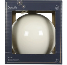 Sklenená vianočná guľa Decoris, 15 cm v krabici
