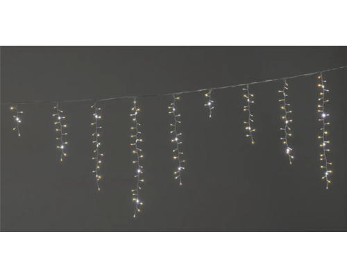 Svetelná reťaz Lafiora had 4,5 m + 5 m napájací kábel 504 LED farba svetla neutrálna biela vr. 6-hodinového časovača Cencúľová svetelná reťaz s teplými bielymi svetlami na dekoráciu