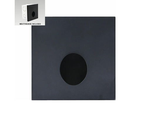 Štvorcové nástenné svietidlo s montážnou krabicou