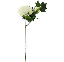 Dekoratívna umelá kvetina s kvetom a púčikom