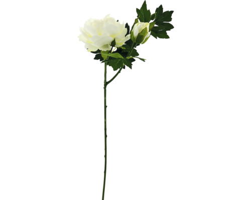 Dekoratívna umelá kvetina s kvetom a púčikom