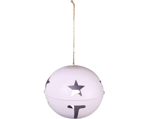 Dekoračný zvonček so vzorom hviezdy na zavesenie