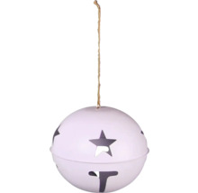 Dekoratívny zvonček so vzorom hviezdy a závesnou šnúrou