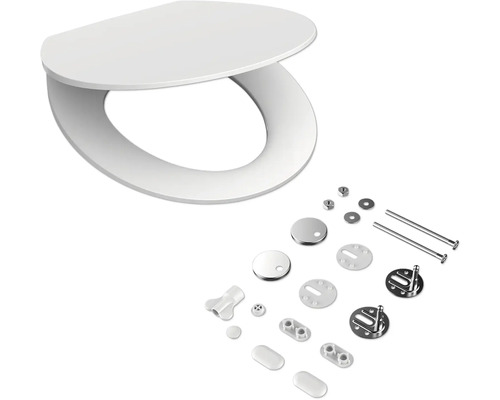 WC sedadlo s upevňovacím materiálom