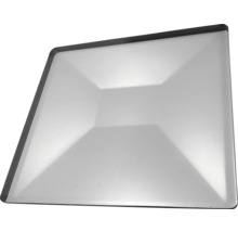 Štvorcová LED stropná vložka s čiernym rámom