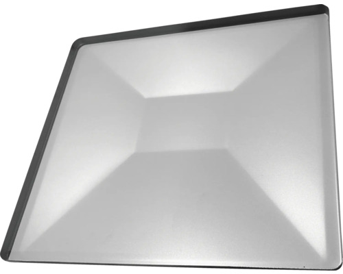 Štvorcová LED stropná vložka s čiernym rámom