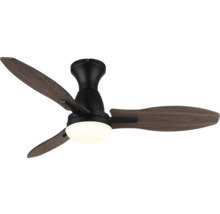Stropný ventilátor s tromi lopatkami a integrovanou lampou