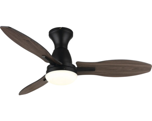 Stropný ventilátor s tromi lopatkami a integrovanou lampou