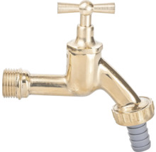 Mosadzný vodovodný kohútik s hadicovou prípojkou