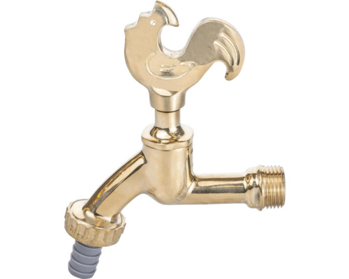 Záhradný výtokový ventil s kohútikom v tvare kohúta