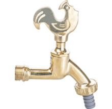 Záhradný kohútik s kohútikom v tvare kohúta