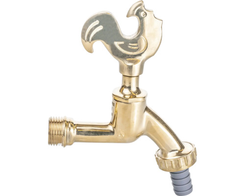 Záhradný kohútik s kohútikom v tvare kohúta