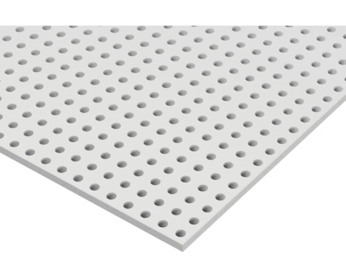 Sadrokartónová dierovaná doska KNAUF Cleaneo priame okrúhle dierovanie 12/25 R,12,5 x 1200 x 2000 mm