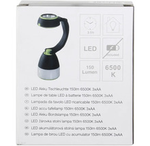 Balenie LED akumulátorovej stolnej lampy s 150 lúmenmi a 6500 Kelvinmi