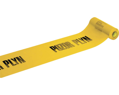 Výstražná páska s nápisom Pozor tekutina