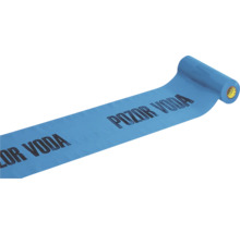 Výstražná páska vodovodného potrubia s nápisom Pozor voda