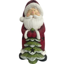 Figúrka Santa Clausa s vianočným stromčekom