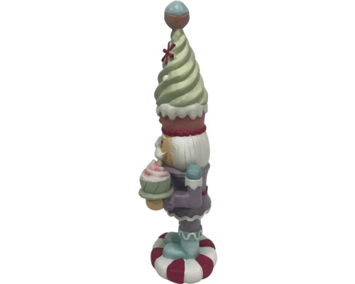 Dekoratívna figúrka vianočného Santa Clausa so sladkosťami