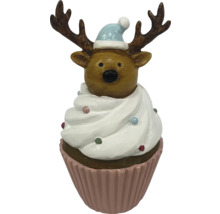 Dekoratívna figúrka soba v tvare cupcake s čiapkou