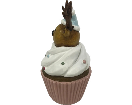 Dekoratívna figúrka sob ako cupcake s čiapkou