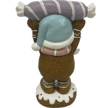 Dekoratívna figúrka perníkového mužíčka s cukríkmi