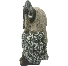 Záhradný trpaslík s motívom listov