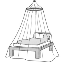 Posteľ s moskytiérou na ochranu proti hmyzu