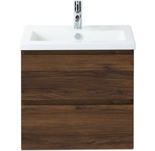 Skrinka pod umývadlo s dvomi zásuvkami a umývadlom na dosku