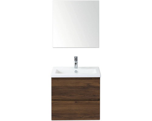 Umývadlo so skrinkou, umývadlom, batériou a zrkadlom