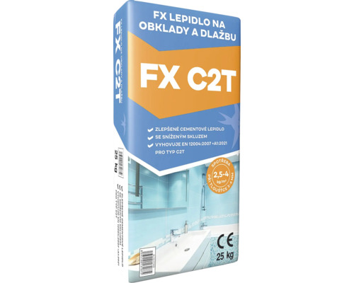 Lepidlo na obklady a dlažbu FX C2T mrazuvzdorné 25 kg
