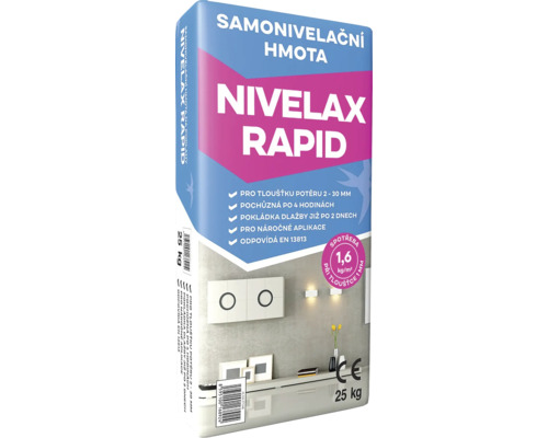 Samonivelizačná hmota Den Braven Rapid 25 kg