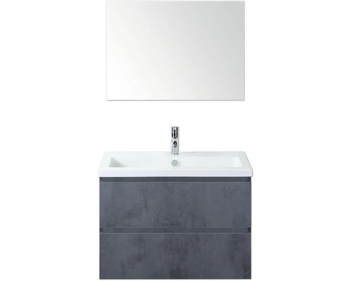 Umývadlo so skrinkou a zrkadlom do kúpeľne