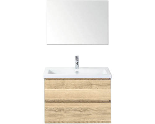 Umývadlo so skrinkou a zrkadlom do kúpeľne